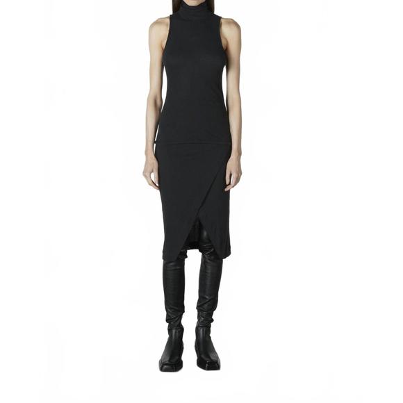 NEW ENZA COSTA cashmere midi skirt in black - Picture 1 of 1